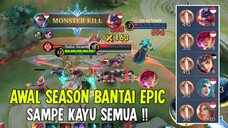 AWAL SEASON BANTAI EPIC SAMPE KAYU SEMUA !! | ALUCARD BEST BUILD 2024