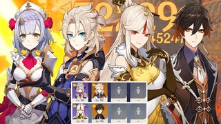 Noelle & Albedo Duo vs Ningguang & Zhongli Duo - Floor 12 9 Star | Geo Gang Supremacy