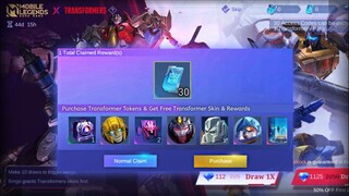 FREE TRANSFORMER TOKENS EVENT | MOBILE LEGENDS