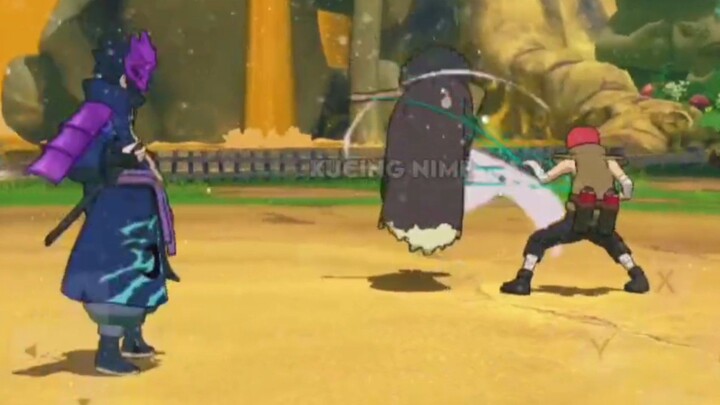 Sasuke Hebi Anniversary Costume VS Sasori Old Costume - Naruto Storm connection Gameplay