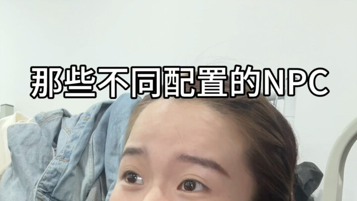 那些不同配置的npc