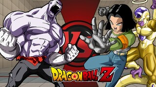 Jiren full power Vs Android 17 X Golden Frieza| 1 vs 2 Dragon Ball Mugen Battle