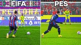 ROBERT LEWANDOWSKI Penalty Kick | FIFA vs PES (2010-2023)