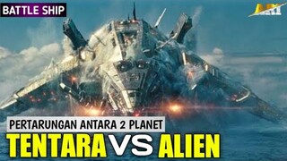 ⏩PERJUANGAN TENTARA MENGHADAPI INFASI ALIEN‼️Alur Cerita Film BATTLE SHIP (2012)