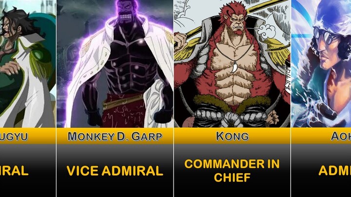 ONE PIECE Characters Marine Strongest | KONG is User Mythical Zoan Sun Wukong?