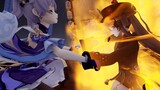 Animasi|Genshin Impact-Keqing vs Hu Tao