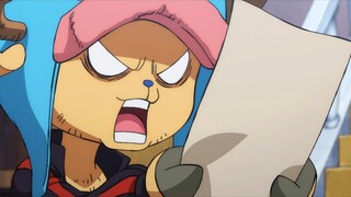 Chopper: Serahkan saja dinosaurus bernama Sanji ini padaku, di era ini aku disebut Chopper Jenggot!