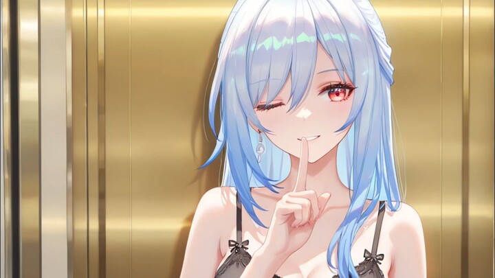 Master! What are you doing! Your skirt! When Sister Jingliu flirts with you in the elevator. Elevato