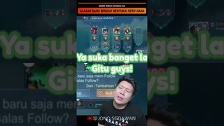 MOMEN WINDAH BASUDARA SUS ALASAN BANG WINDAH MENYUKAI NANA MOBILE LEGEND #shorts #windah