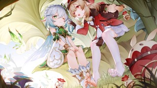 【原神-壁纸】可莉↑溯↓火花！