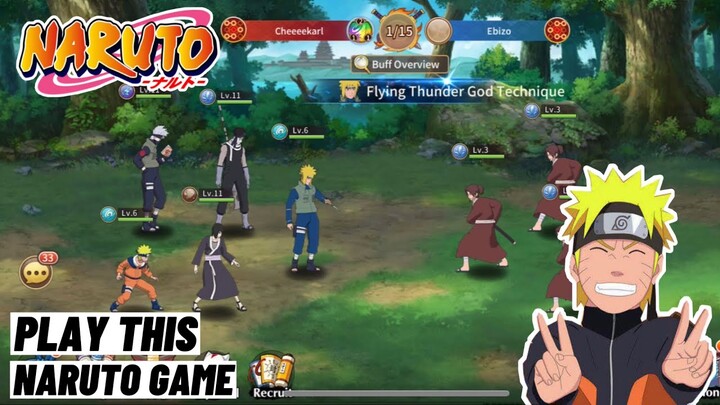 Play This Naruto Game! Konoha Legend Ninja AFK Mobile Gameplay iOS Android + Newbie Giftcodes