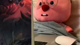 The robot with a scarf and bad mouth