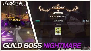 NIGHTMARE BLUE BOSS RHYA ONE SHOT GUIDE! | Black Clover Mobile