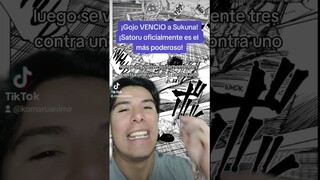 ¡Gojo es más fuerte que Sukuna! #anime #manga #jujutsukaisen #satorugojo #gojo #sukuna
