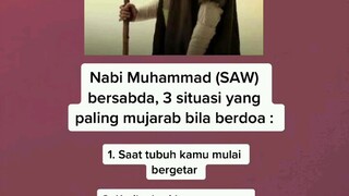 3 Situasi Yang Mujarab Bila Berdoa ✨