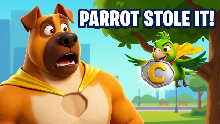 The Parrot STOLE the Magic Medallion! 😱 Super Max Blaze Kids Animation