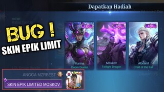 BUG DI JAMIN DAPET SKIN EPIK LIMITED !! KATANYA 100% PASTI DAPET ! BIKIN MOONTON RUGI !!