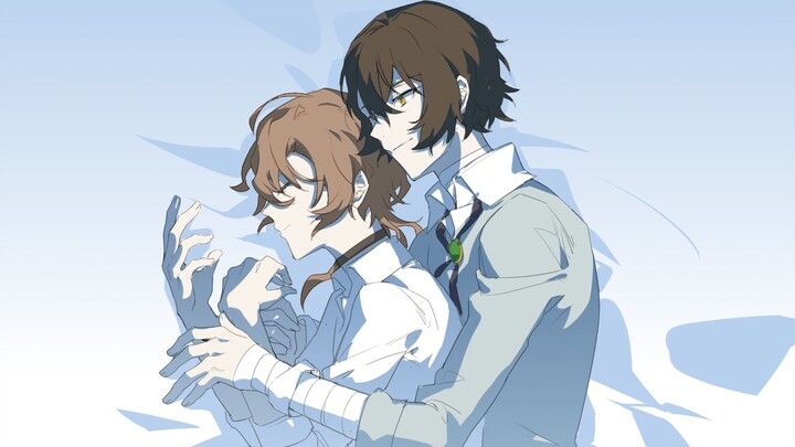 Bungo Stray Dog double black Taizhong dizzy handwritten fan animation has a car (?)