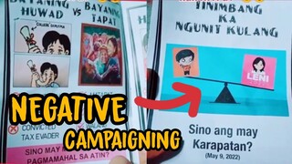 NEGATIVE CAMPAINING STRATEGY | MGA NAKAKAALIW NA EKSENA SA HALALAN 2022