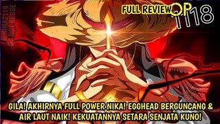 FULL REVIEW OP 1118 - GILA! LUFFY GUNAKAN FULL POWER NIKA YG SETARA SENJATA KUNO! AIR LAUT NAIK!