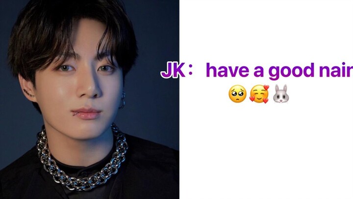 JK: Have a good nain (nain has opened a YouTube account, using the name suggested by Guo)