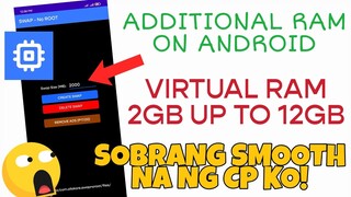 HOW TO INCREASE ADDITIONAL RAM ON YOUR ANDROID DEVICES IN 2022 | TAGALOG