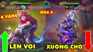 TOP 11 vị tướng Lên Voi Xuống Chó trong Đấu Trường Chân Lý mùa 4: Ahri hóa chaos, Thresh xuống đáy