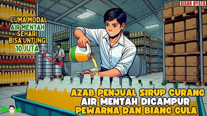 AZAB PENJUAL SIRUP CULAS PAKAI AIR MENTAH DICAMPUR PEWARNA DAN BIANG GULA  S