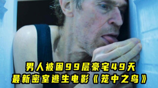 男人被困顶级豪宅，差点被饿死渴死，最后竟然靠着板凳腿逃出升天！《笼中之鸟》