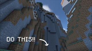Do this when you're trapped in a ravine minecraft #Shorts