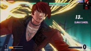 KOF15　チャンピオン　八神庵　切り替えしMAX超必殺技からクライマックス超必殺技でこの威力