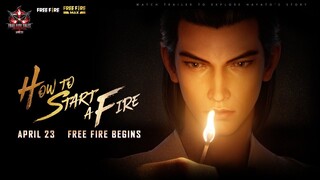 How To Start A Fire First Trailer | First Cinematic Animated Short | Garena Free Fire Pakistan