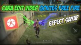 Cara edit video qoutes free fire effect sayap di kinemaster