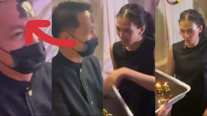 Alex Gonzaga, walang awa na pinunas sa waiter ang icing ng cake sa kanyang birthday