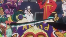 Luffy dikasih den den mushi gorosei pun digas😂