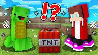 JJ and Mikey Became CREEPER in Minecraft - Maizen Nico Cash Smirky Cloudy