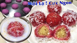 Cách làm BÁNH NẾP mềm dẻo nhân dừa đậu xanh mới lạ thơm ngon tuyệt vời- sticky rice cake