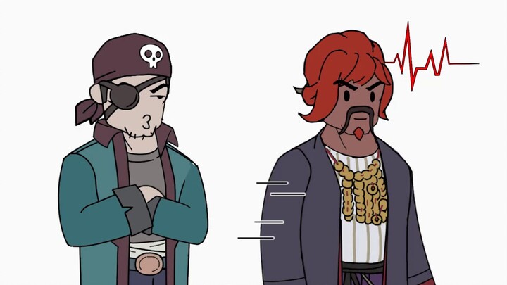 He is Captain Jack who once galloped across the Caribbean Sea!