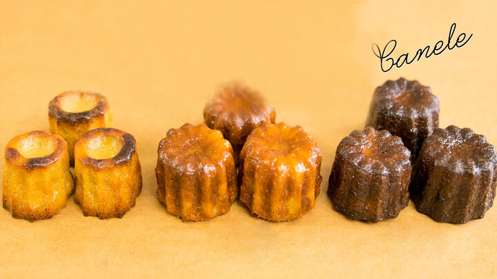 [Food][DIY]Making Canelé with silicone baking mold