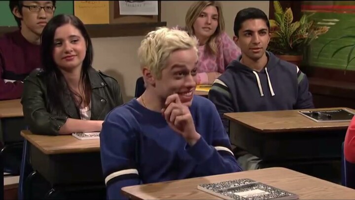 pete davidson breaking character SNL