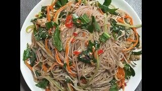 các bạn có bao giờ làm bún gạo lức như vầy chưa. cùng làm nha