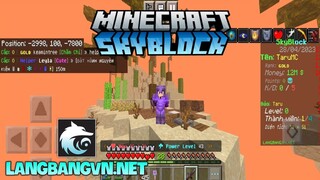 🔥MÌNH ĐÃ TRẢI NGHIỆM SKYBLOCK TRONG SEVER LANGBANGVN.NET!!!