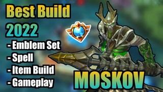 MOSKOV BEST BUILD 2022 | TOP 1 GLOBAL MOSKOV BUILD | MOSKOV - MOBILE LEGENDS | MLBB