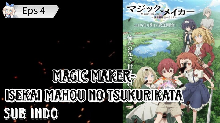 Magic Maker-Isekai Mahou no Tsukurikata Eps 4 Sub Indo