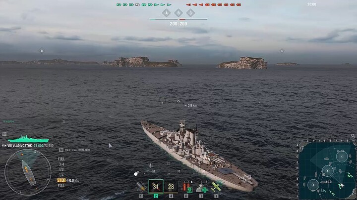 World of Warships - Acorazado soviético VIII - Vladivostok