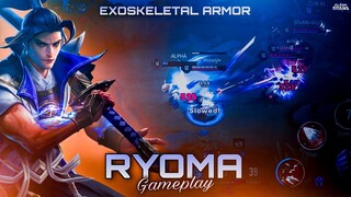 Ryoma Slayer Lane Gameplay | Exoskeletal Armor | Tips and Tricks | Clash of Titans | CoT