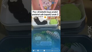 Sweet Banget! Momen Suami dengan Bangga Pamer Bekal Kreatif Buatan Istri