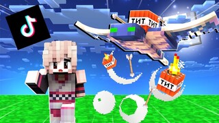 ลองเล่นตาม TikTok สุดจ๊าบ!!มอนเตอร์ในมายคราฟก็โหดเหมือนกันนะ..!!(Minecraft TikTok)