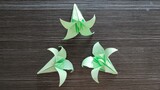 [Origami] Origami Record (Tutorial?) 1: Flowers: Paper Lily
