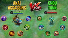 Akai Assassins Vs Chou Tank, Siapa Paling Kuat?